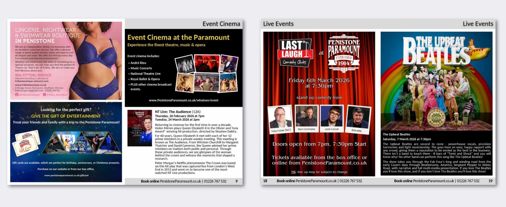 Advertist In Our Next Brochure